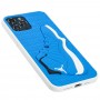 Чохол для iPhone 12 Pro Max Sneakers Brand jordan синій/білий