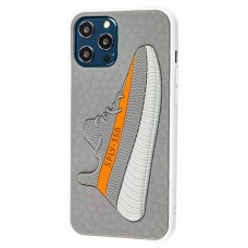 Чехол для iPhone 12 Pro Max Sneakers Brand yeezy 350 серый