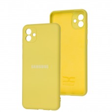 Чехол для Samsung Galaxy A04 (A045) Full camera лимонный