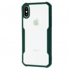 Чохол для iPhone X / Xs Defense shield silicone зелений