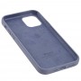 Чохол для iPhone 12/12 Pro Square Full silicone сірий / lavender gray