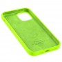 Чохол для iPhone 12/12 Pro Square Full silicone салатовий / neon green