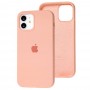 Чохол для iPhone 12/12 Pro Square Full silicone рожевий / pink