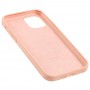 Чохол для iPhone 12/12 Pro Square Full silicone рожевий / pink