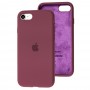 Чехол для iPhone 7 / 8 Silicone Full бордовый / maroon 