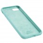 Чехол для iPhone 7 / 8 Silicone Full бирюзовый / marine green