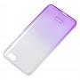 Чехол для Xiaomi Redmi 6A Gradient Design бело-фиолетовый