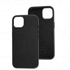 Чехол для iPhone 13 Leather classic Full MagSafe black