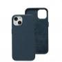 Чохол для iPhone 13 Leather classic Full MagSafe indigo blue