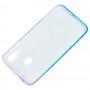 Чехол для Samsung Galaxy A20 / A30 "силикон Mix" мрамор голубой