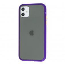 Чехол для iPhone 11 LikGus Maxshield фиолетовый