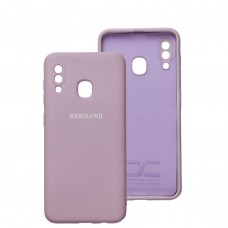 Чехол для Samsung Galaxy A20 / A30 Full camera лиловый 