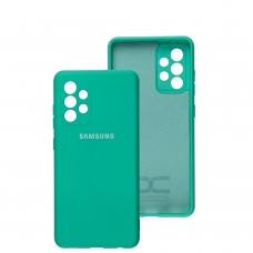 Чехол для Samsung Galaxy A52 Full camera бирюзовый / marine green