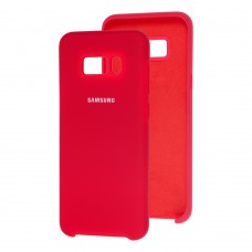 Чохол для Samsung Galaxy S8 Plus (G955) Silky Soft Touch "вишневий"