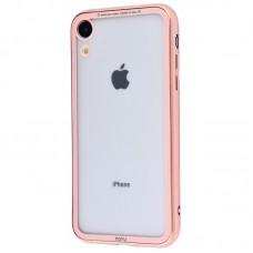 Чехол для iPhone Xr Style electroplating золотисто розовый