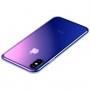Чохол для iPhone Xs Max Baseus glow синій