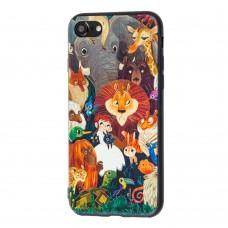 Чохол Fairy Tails для iPhone 7/8 дівчинка зі звірами