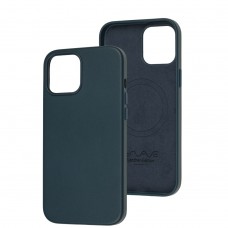 Чохол для iPhone 12 Pro Max WAVE Premium leather MagSafe baltic blue