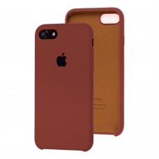 Чохол Silicone для iPhone 7/8/SE20 case коричневий