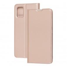 Чохол книжка для Samsung Galaxy A51 (A515) Dux Ducis рожево-золотистий