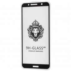 Защитное стекло для Huawei Y6 2018 Full Glue Lion черное