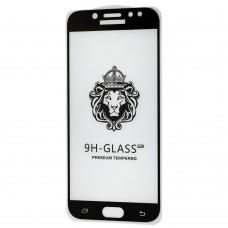 Защитное стекло для Samsung Galaxy J7 2017 (J730) Full Glue Lion черное