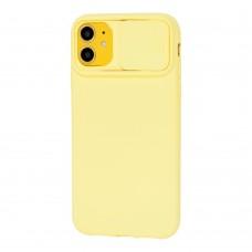 Чехол для iPhone 11 Multi-Colored camera protect желтый