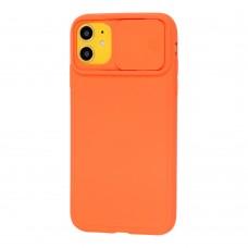 Чохол для iPhone 11 Multi-Colored camera protect помаранчевий