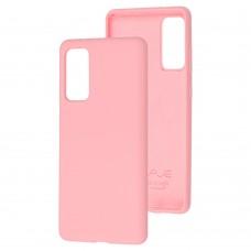 Чехол для Samsung Galaxy S20 FE (G780) Wave Full розовый / light pink