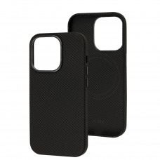 Чехол для iPhone 14 Pro Joyporodo Carbon MagSafe black