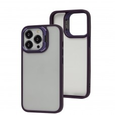 Чехол для Iphone 13 Pro Extreme drops crystal glass purple