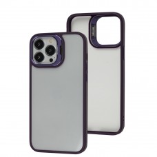 Чехол для Iphone 13 Pro Max Extreme drops crystal glass purple