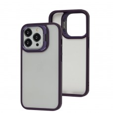 Чехол для Iphone 14 Pro Extreme drops crystal glass purple