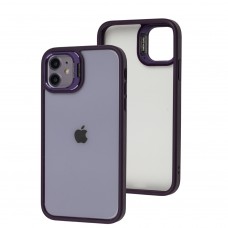 Чехол для Iphone 11 Extreme drops crystal glass purple