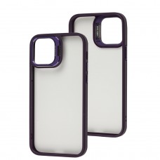 Чехол для Iphone 12/12 Pro Extreme drops crystal glass purple