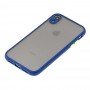 Чехол для iPhone Xr LikGus Totu camera protect синий