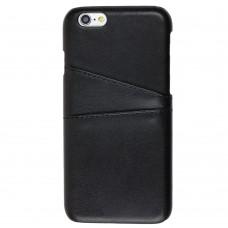 Чехол Card Holder для iPhone 6 черный с карманом под карту