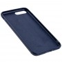 Чохол для iPhone 7 Plus / 8 Plus імітація металу синій