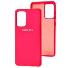 Чехол для Samsung Galaxy A52 (A526) Silicone Full розовый / barbie pink