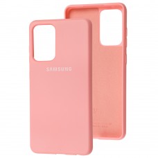 Чохол для Samsung Galaxy A52 Silicone Full рожевий / light pink