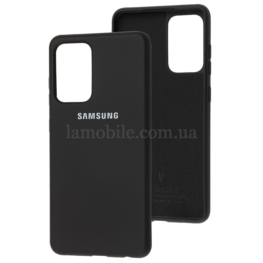 Чехол для Samsung Galaxy A52 (A526) Silicone Full черный