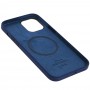 Чохол для iPhone 12 Pro Max MagSafe Silicone Full Size deep navy