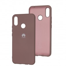 Чехол для Huawei P Smart Plus Silicone Full pink sand