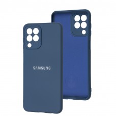 Чехол для Samsung Galaxy M33 (M336) Silicone Full camera navy blue