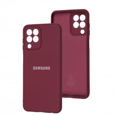 Чехол для Samsung Galaxy M33 (M336) Silicone Full camera marsala