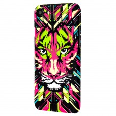 Чехол Luxo Face для iPhone 7 / 8 неоновый тигр