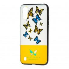 Чехол для Samsung Galaxy A01 (A015) Butterfly желтый
