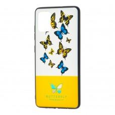 Чехол для Samsung Galaxy A51 (A515) Butterfly желтый