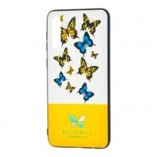 Чехол для Samsung Galaxy A50 / A50s / A30s Butterfly желтый