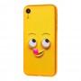 Чохол для iPhone Xr Smile жовтий язичок